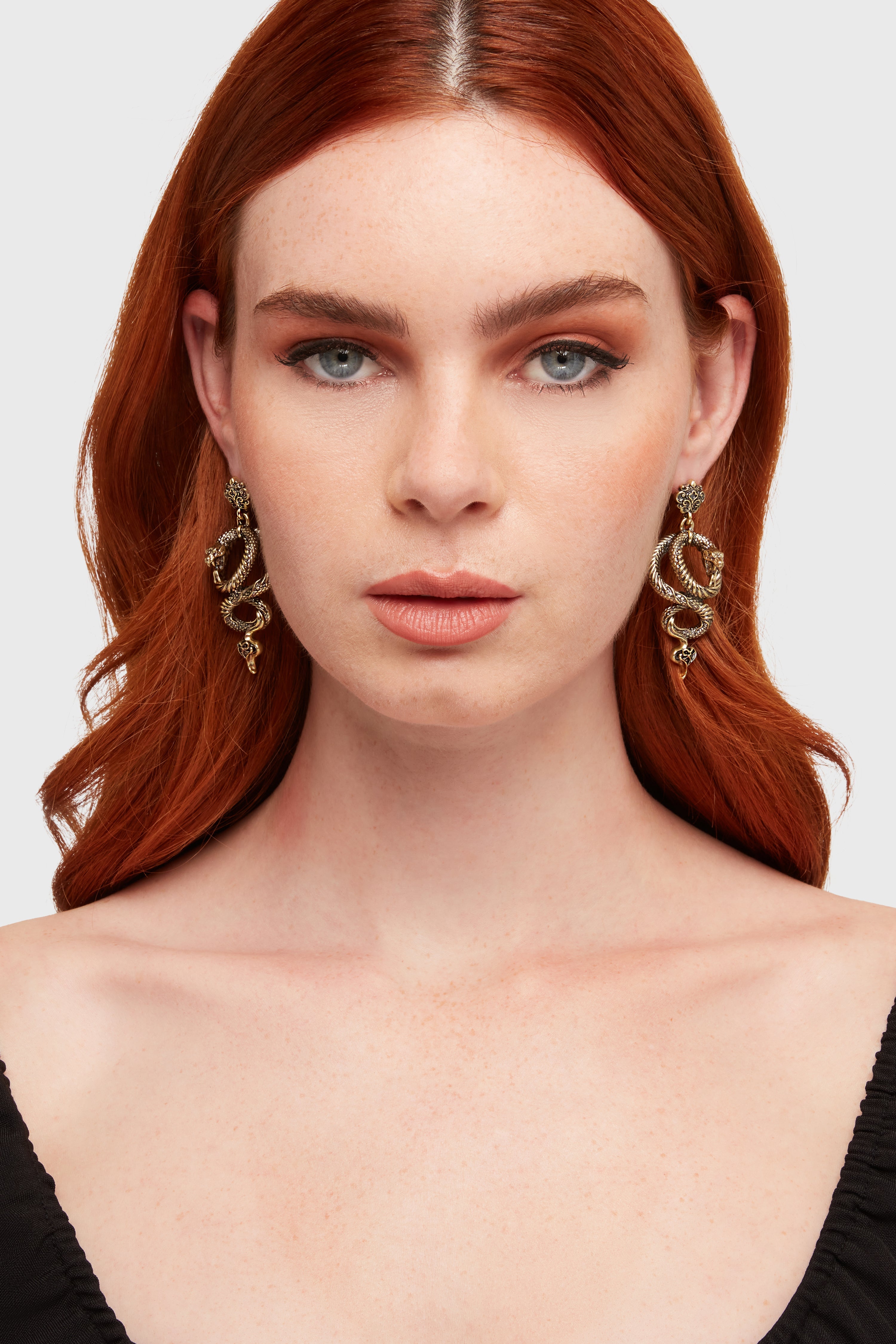 Deadly Coil Earrings [Gold]